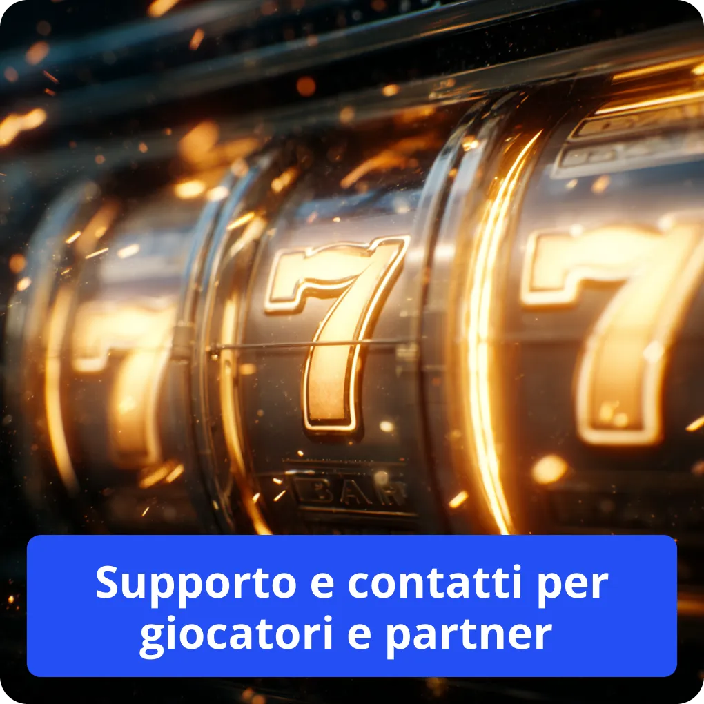 Supporto e contatti per giocatori e partner 