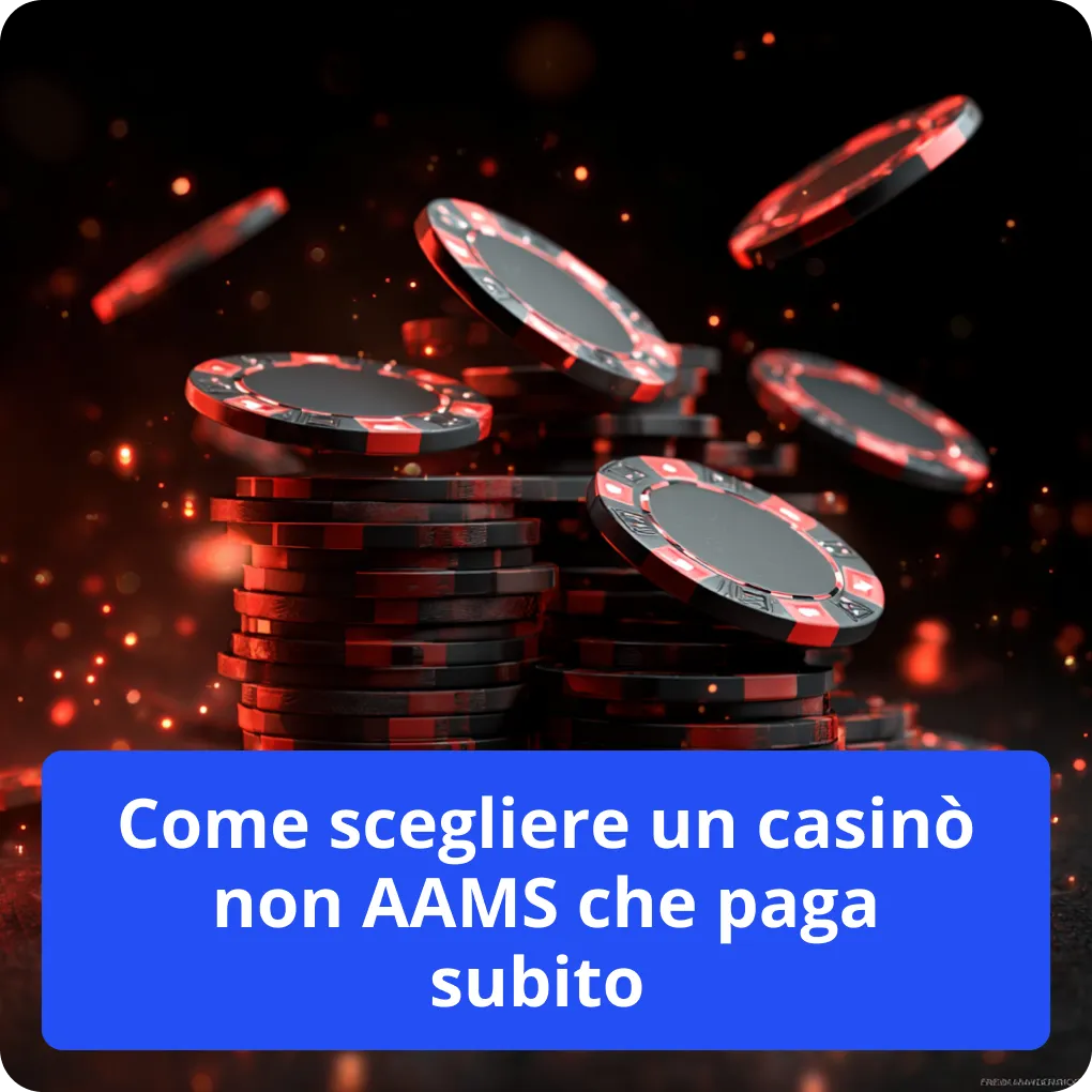 Come scegliere un casinò non AAMS che paga subito 