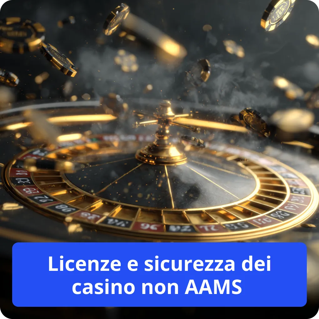 Licenze e sicurezza dei casino non AAMS 
