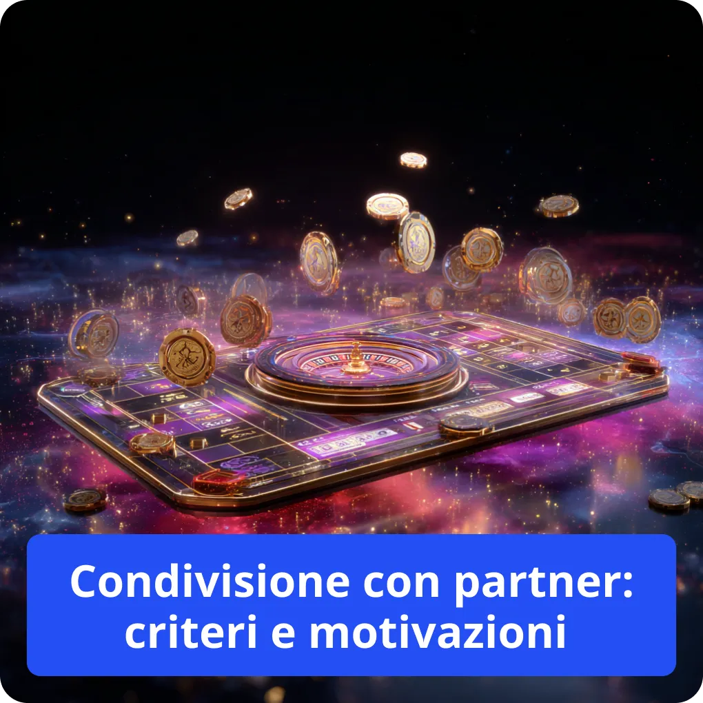 Condivisione con partner: criteri e motivazioni 