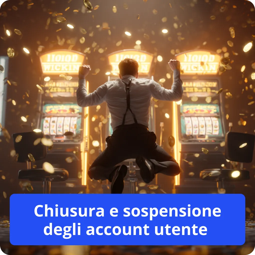 Chiusura e sospensione degli account utente 