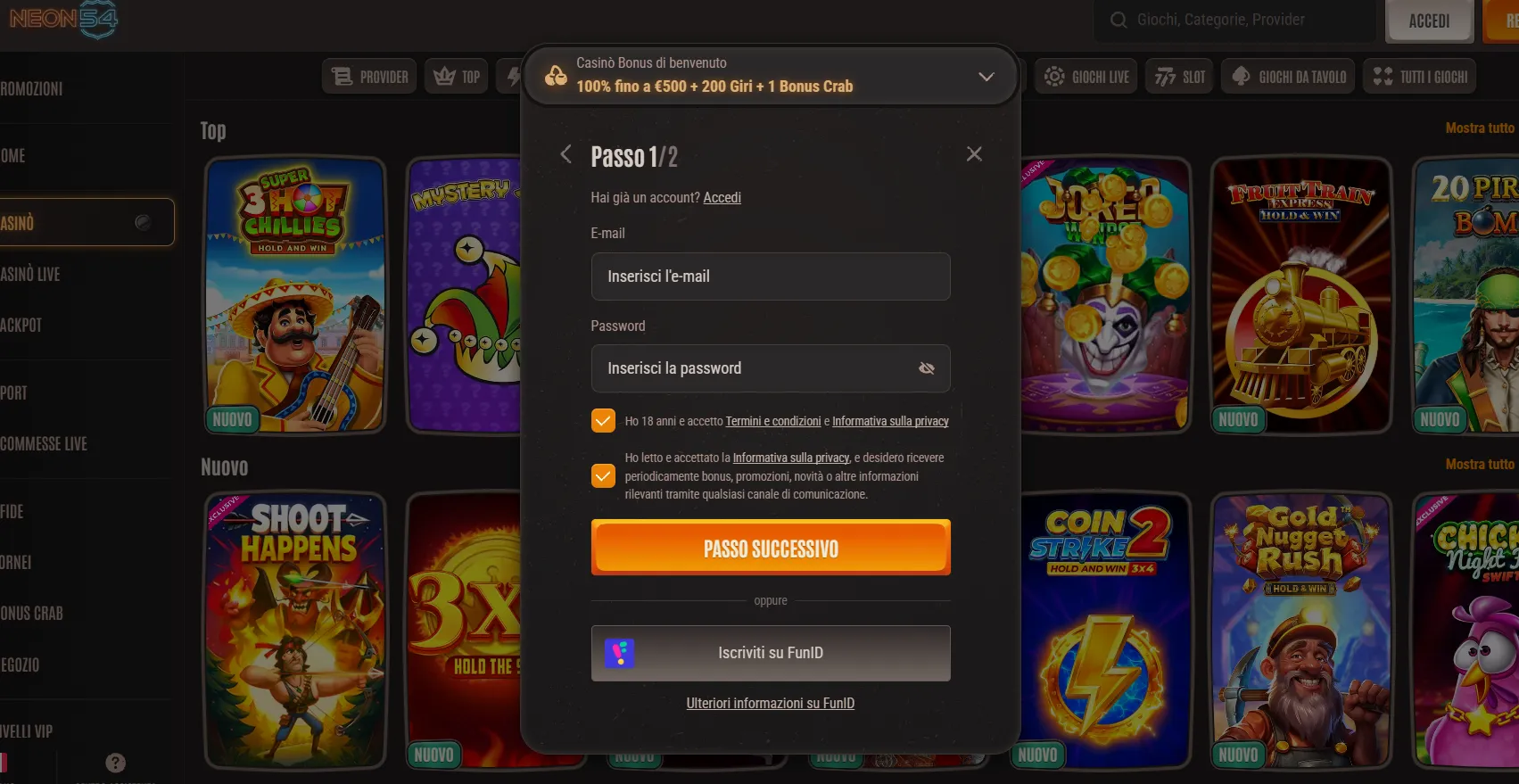 Come iniziare a giocare nei casino non AAMS